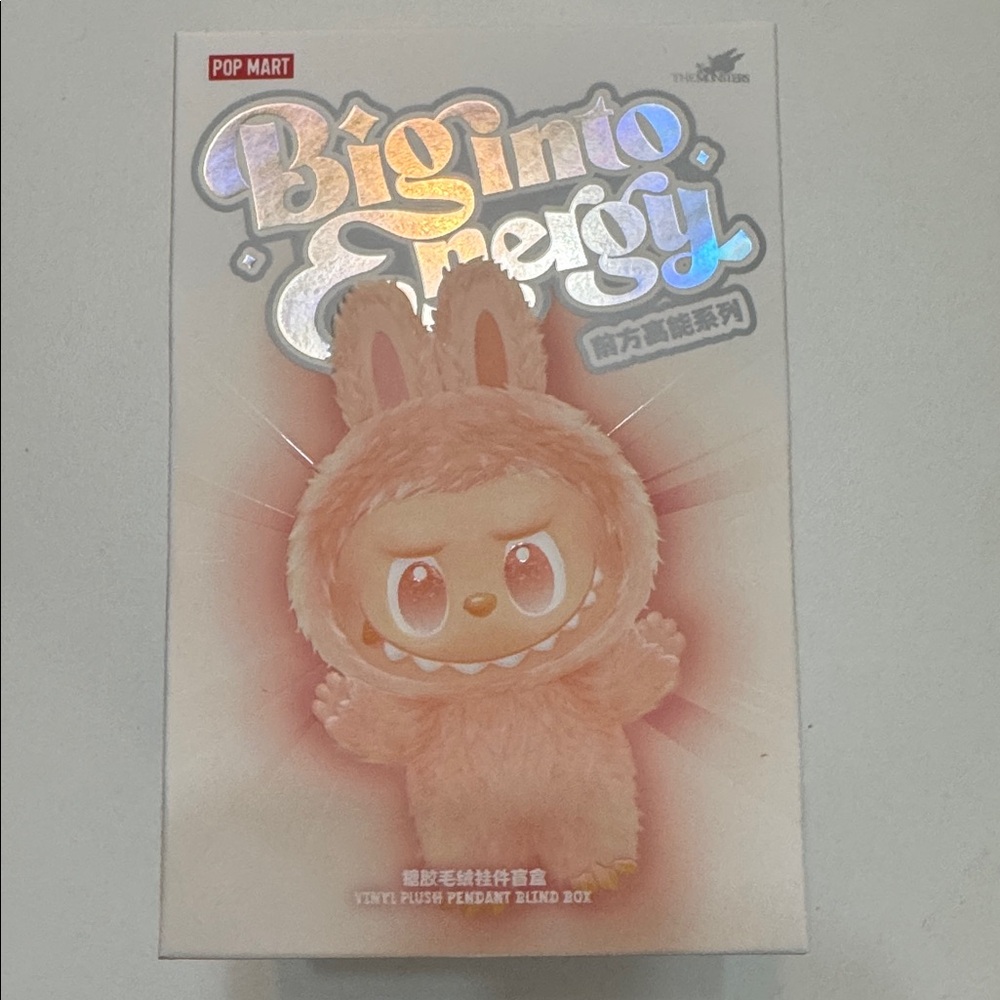 NIB Unopened Authentic Labubu Pop Mart Big Energy Vinyl Plush Pendant